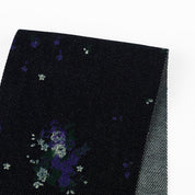 Wild Violet Stretch Denim - Indigo
