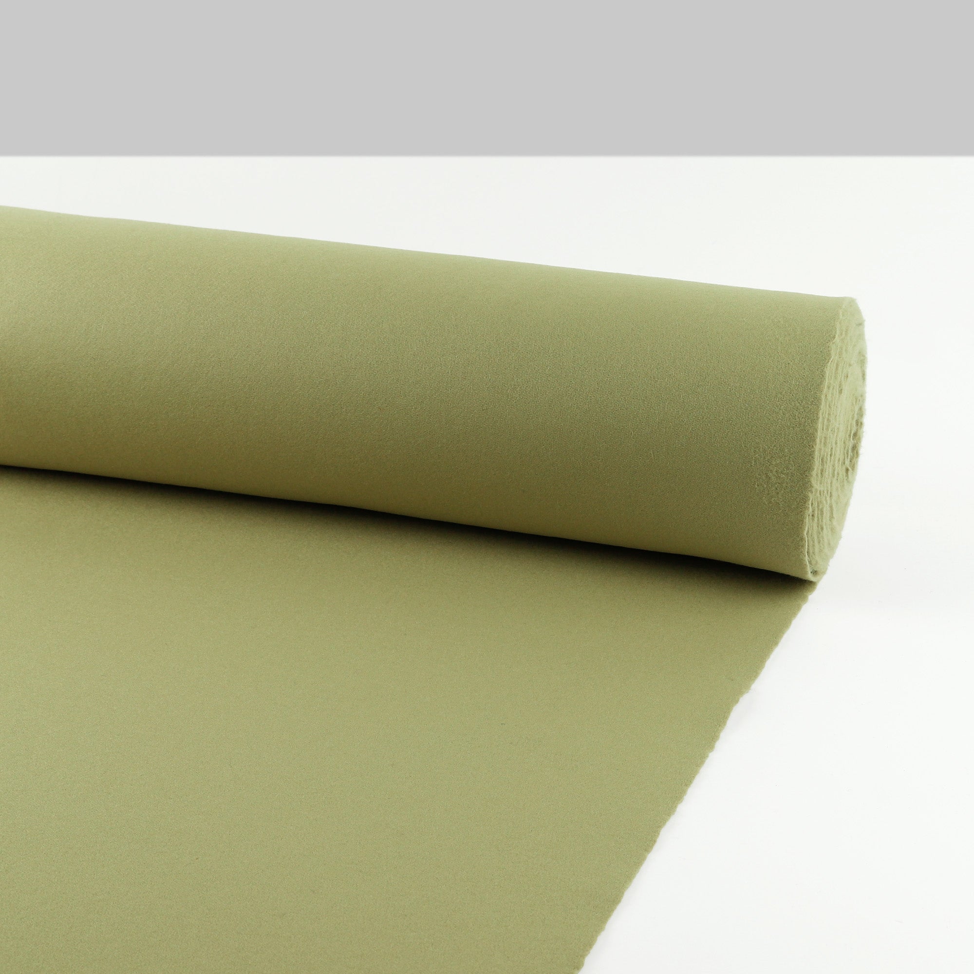 Pure Wool Coating - Green Tea