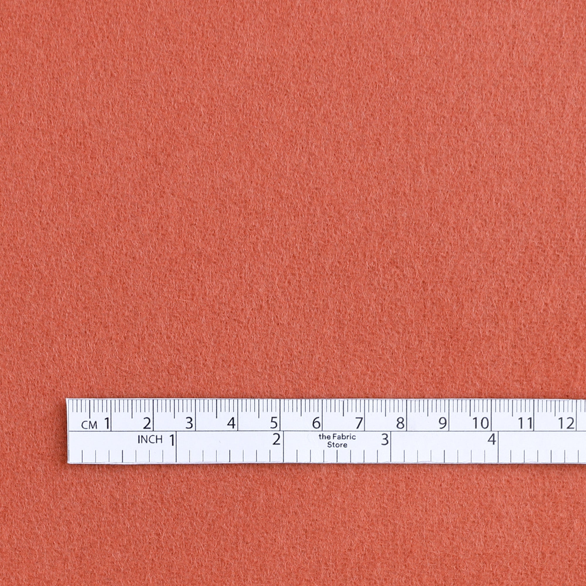 Pure Wool Coating - Red Clay