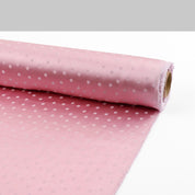 Reversible Polkadot Silk/ Viscose Satin - Clematis