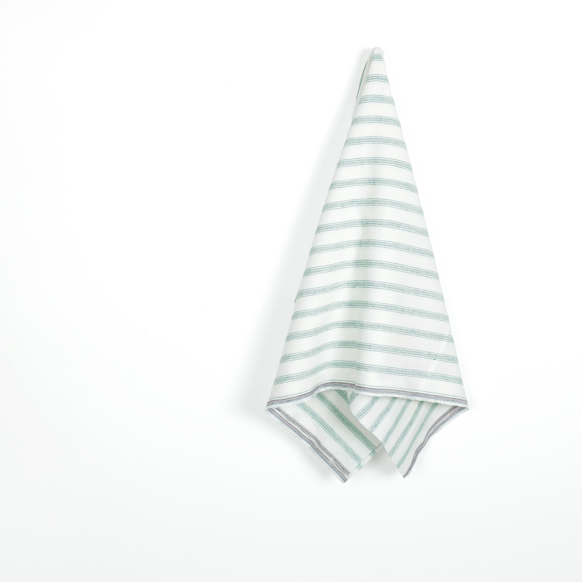 Track Stripe Linen - Cilantro