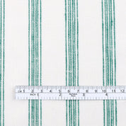 Track Stripe Linen - Cilantro