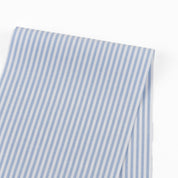 Striped Oxford Cotton Shirting - Blue