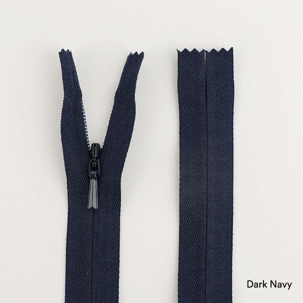 Invisible Zips - 40cm - Dark Navy