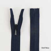 Invisible Zips - 40cm - Dark Navy