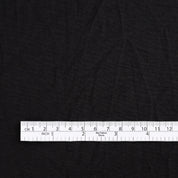 Crumpled Stretch Poly / Wool Suiting - Overdyed Black
