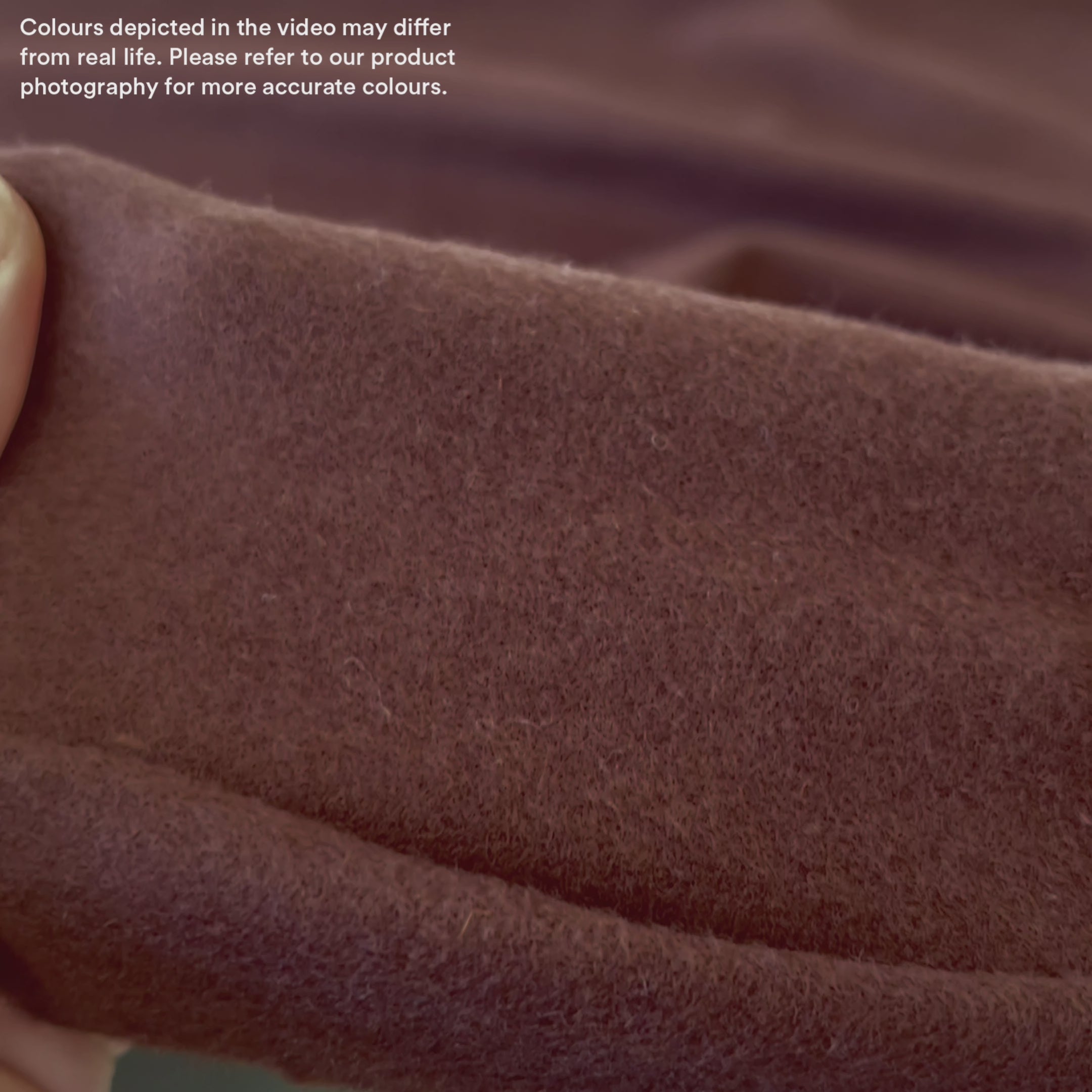 Brushed Wool/Nylon Coating - Ganache
