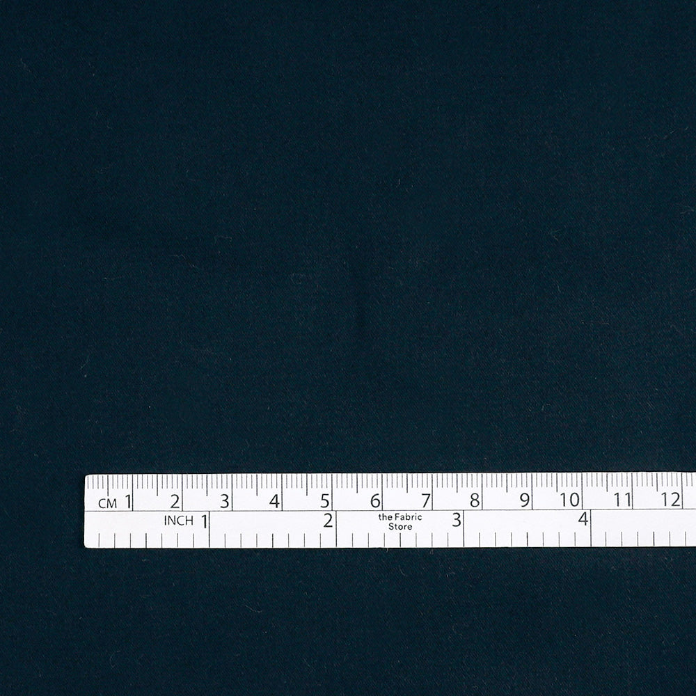 Stretch Cotton Sateen - Dark Navy